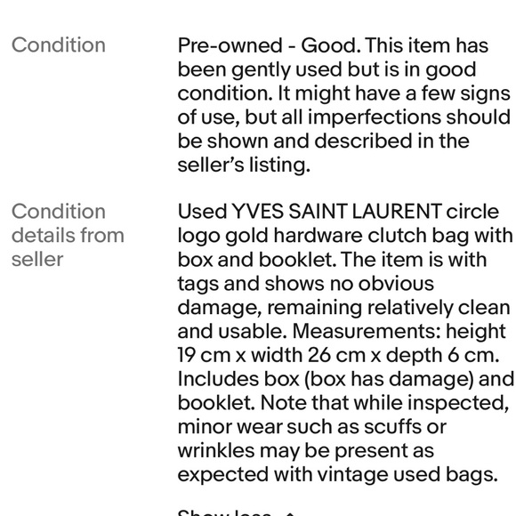 Yves Saint Laurent Brown Clutch - Picture 10 of 10